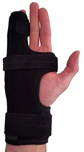 Metacarpal Finger Splint Hand Brace – Hand Brace & Metacarpal Support for Broken Fingers, Wrist & Hand Injuries or Little Finger Fracture (Right - Small/Med)