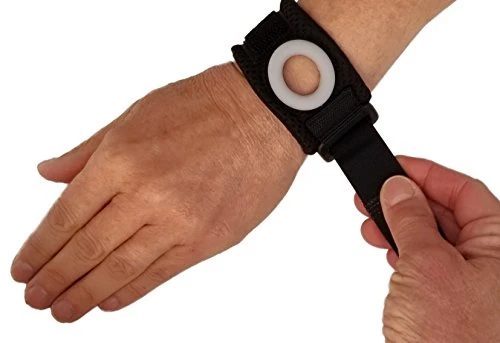 Bullseye Wrist Band (S/M) - TFCC Wrist Brace, Support for Ulnar Sided Wrist Pain - Fits Wrist Circ. 5.5'-7',  DRUJ Instability