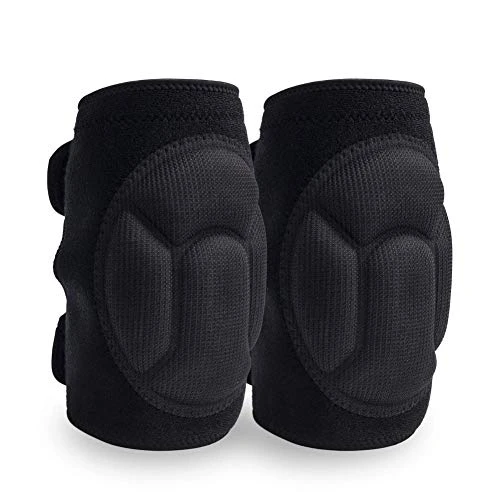 JYSW Knee Pads Comfortable Non-Slip, Thick Extra Foam Cushion for Scrubbing Floors, Gardening, Yoga & Construction, Soft Inner Liner, Strong Double Straps and Adjustable Easily