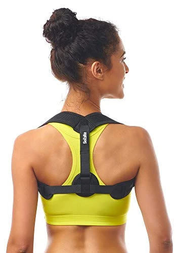 Posture Corrector for Women Men - Posture Brace - Adjustable Back Straightener - Discreet Back Brace for Upper Back - Comfortable Posture Trainer for Spinal Alignment (25' - 53')