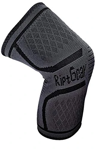 RiptGear Compression Knee Sleeve - Knee Brace for Arthritis, Patella Stabilizer, Meniscus Tear, Joint Pain Relief & Recovery, Volleyball, Running, Football, Basketball - Small