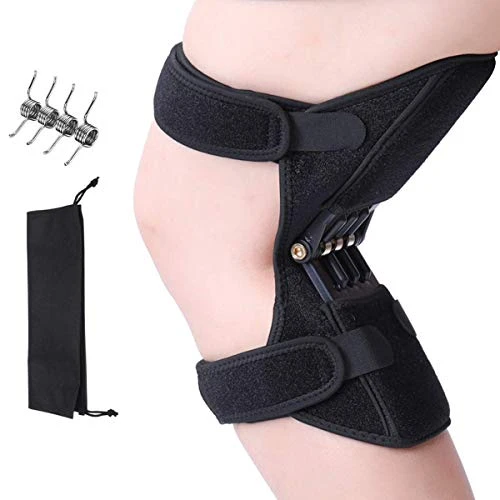 Slimerence Knee Protection Booster Power Lift Support Knee Pads Powerful Rebound Spring Force for Sports Hiking Climbing Reduces Soreness Old Cold Leg Protection Deep Care A Pair
