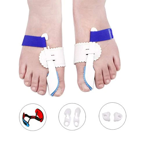 Bunion Corrector, Bunion Splints and Bunion Relief for Hallux Valgus, Big Toe Joint,Adjustable Bunion Splint Protector Sleeves kit F or Women and Men,7 pcs
