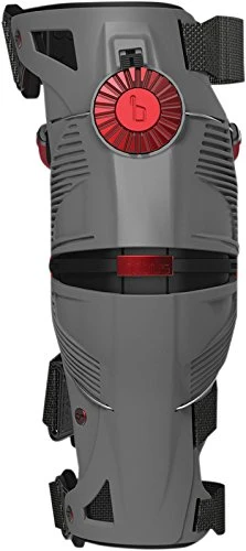Mobius X8 Knee Braces LARGE Grey / Crimson