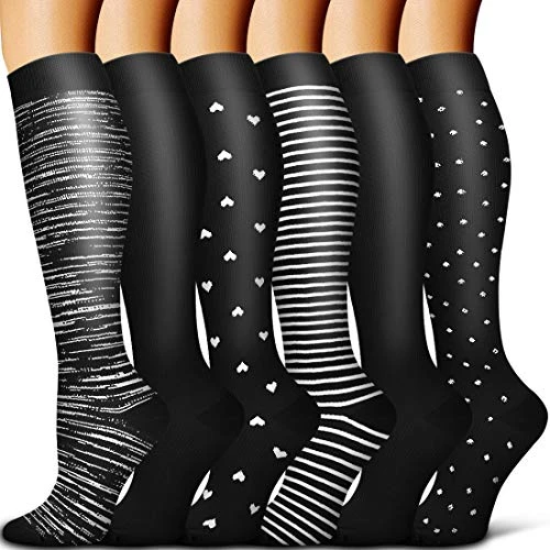 Copper Compression Socks Women & Men - Best for Running,Sports,Hiking,Flight Travel,Circulation