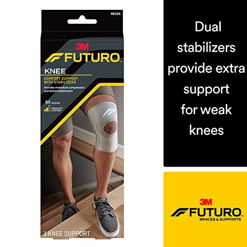 Futuro Stabilizing Knee Support, Helps Relieve Symptoms of Arthritis, Moderate Stabilizing Support, Medium