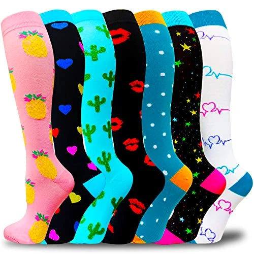 Compression Socks for Women & Men Circulation-Compression Socks 20-66 Mmhg-Best for Running,Medical,Nurse,Travel,Cycling